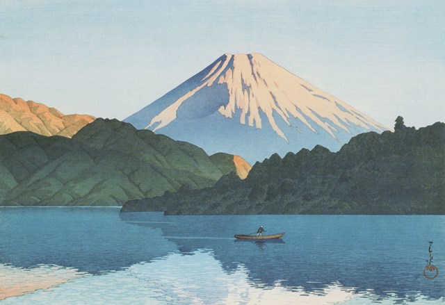 川瀬巴水「箱根芦之湖」（1935年）